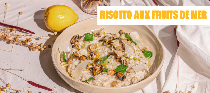 Risotto aux Fruits de Mer et Citron Vert